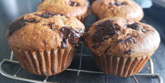 Banana and Chocolate Chip* Muffins