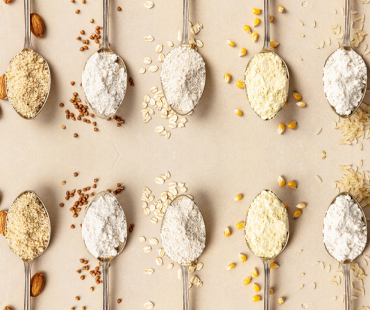 Common wheat flour substitutes